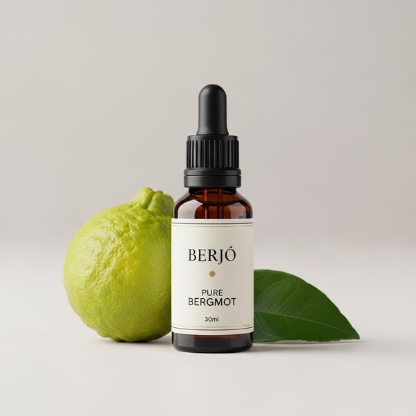 Flacone di olio essenziale di bergamotto puro Berjó 30ml