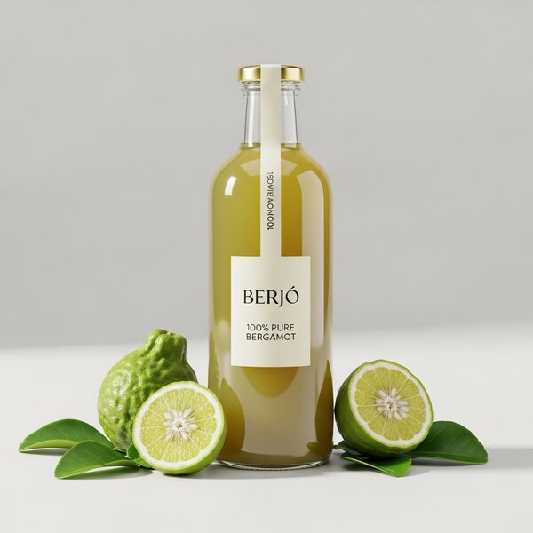 Bottiglia di succo di bergamotto 100% puro Berjó 750ml